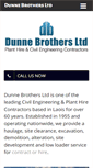 Mobile Screenshot of dunnebrothersltd.com
